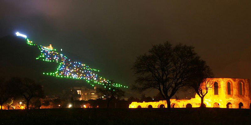 L'albero di Natale più grande del mondo, a Gubbio
