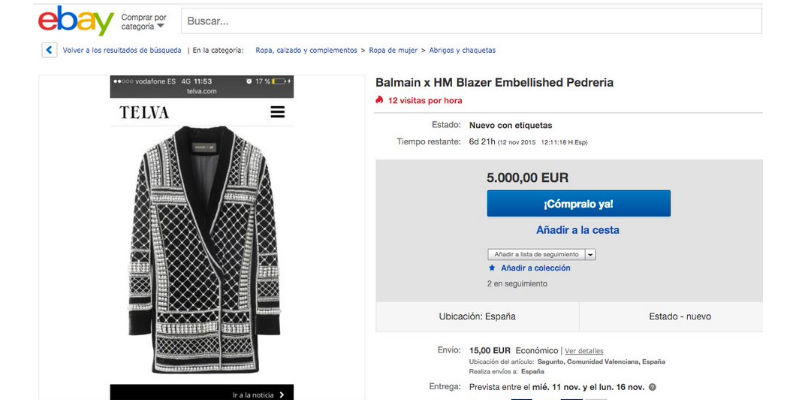 balmain-hm-rivendita-ebay