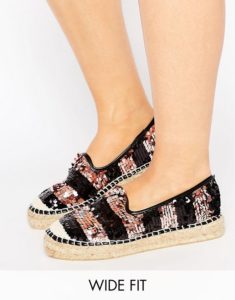 ASOS JAYDEN, Espadrillas flatform a pianta larga